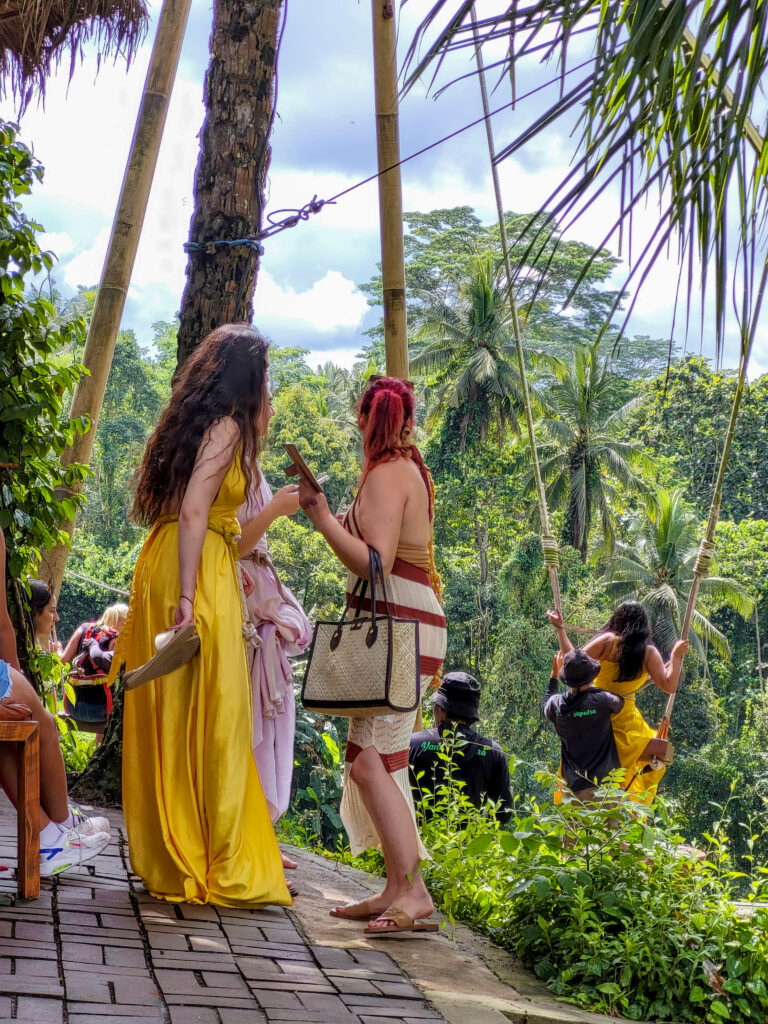 ubud, swing czego nie polubiłam na bali