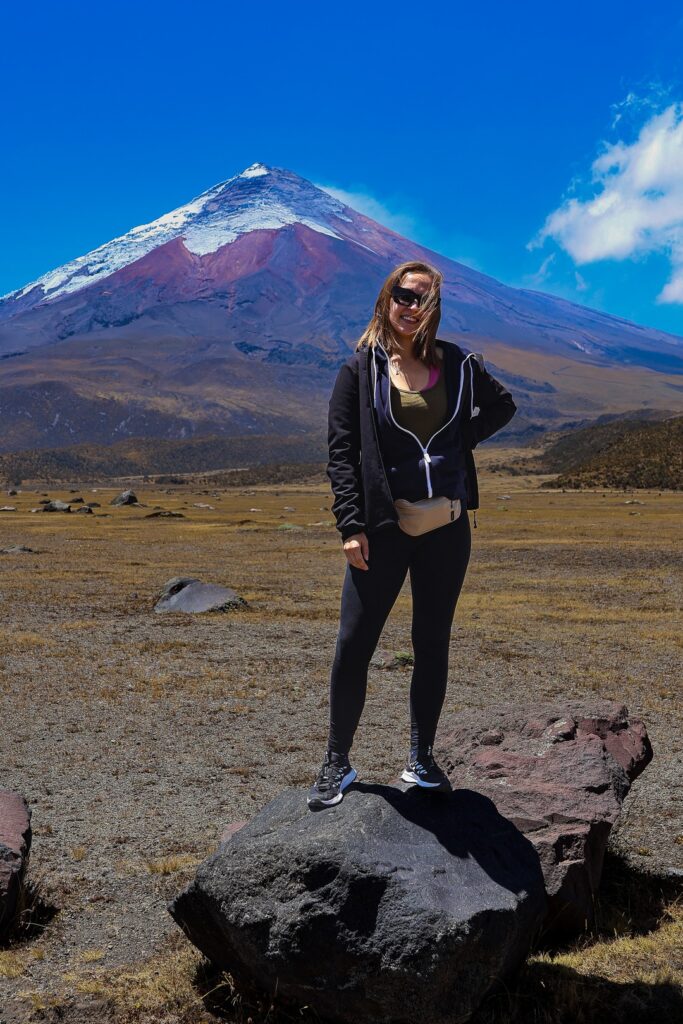 widok ja wulkan cotopaxi 